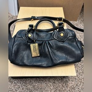 Marc by Marc Jacobs Classic Q Baby Groovee Leather Bag Black Gold SOLD OUT